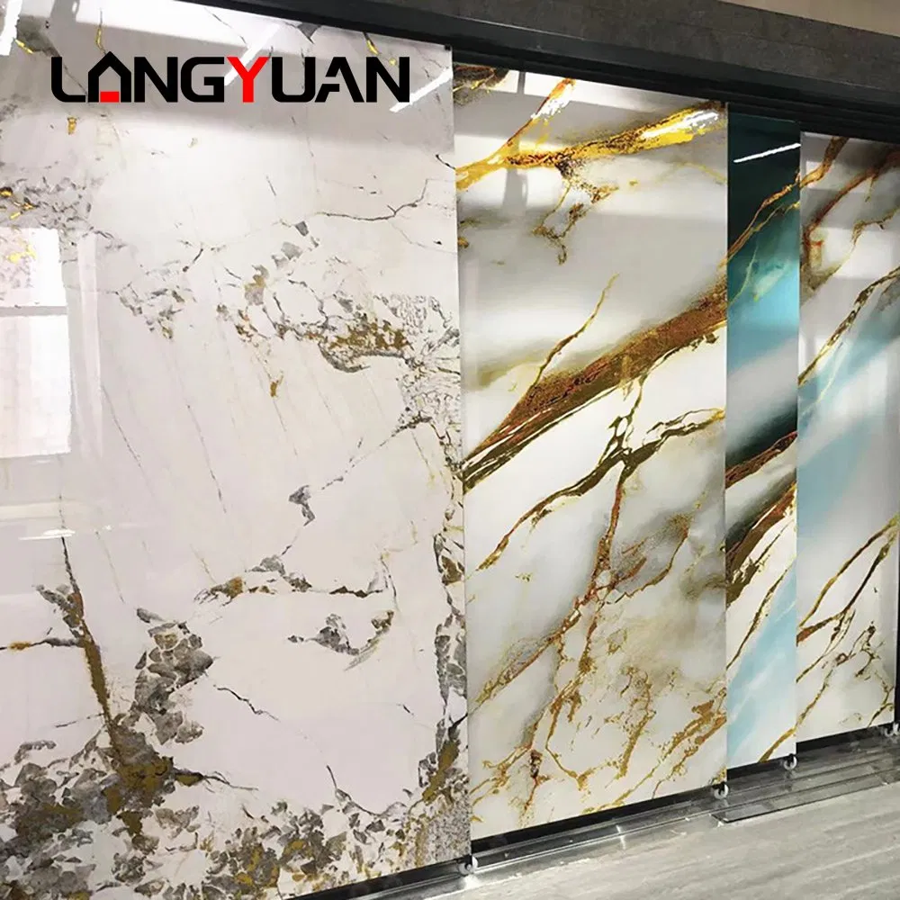 UV Coated PVC Marble Wall Panels for Flexible Home Decor UV Coated PVC Marble Wall Panels for Flexible Home Decor
