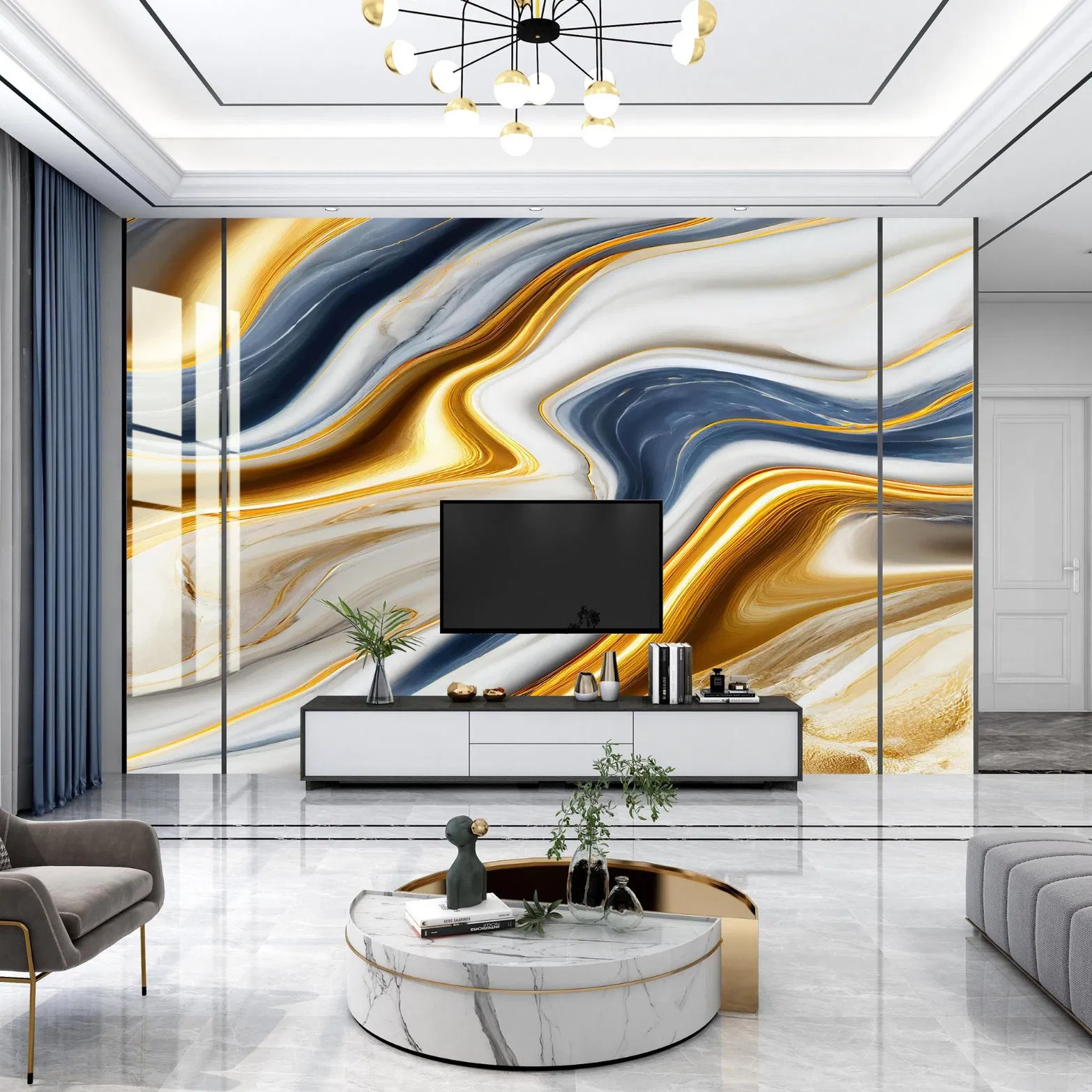 High Gloss UV Marble Sheet Marble Alternative Factory Price High Gloss UV Marble Sheet Marble Alternative Factory Price