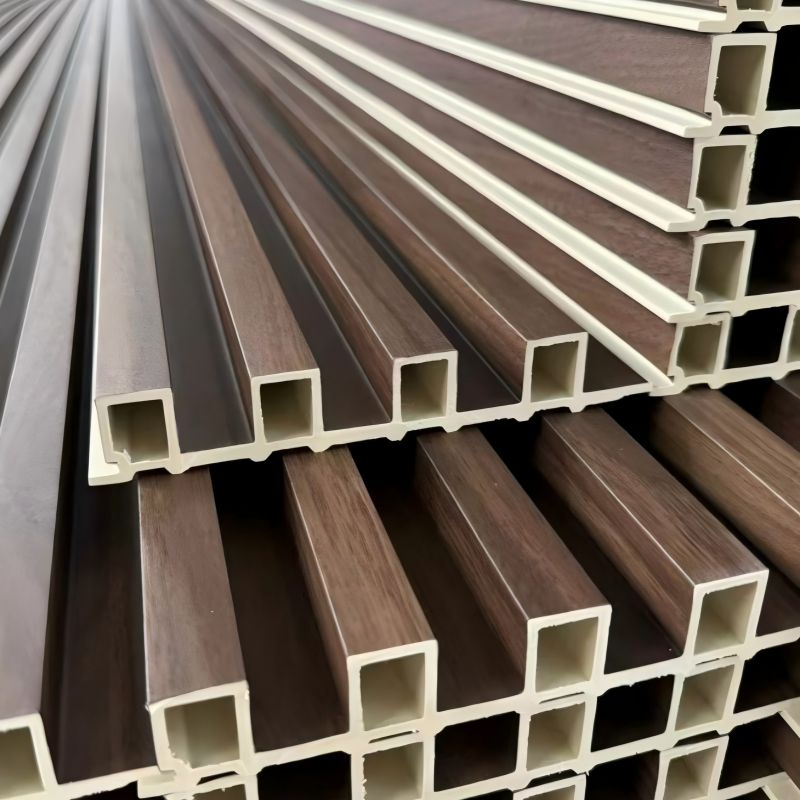 Fluted WPC Wall Panels for Interior Decoration PVC Sheets 3D Wood Cladding Fluted WPC Wall Panels for Interior Decoration PVC Sheets 3D Wood Cladding
