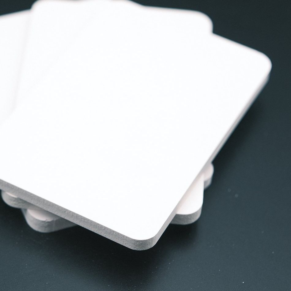 0.5g/Cm³ 8mm Plastic Foam Board Snow White No Spot 0.5g/Cm³ 8mm Plastic Foam Board Snow White No Spot