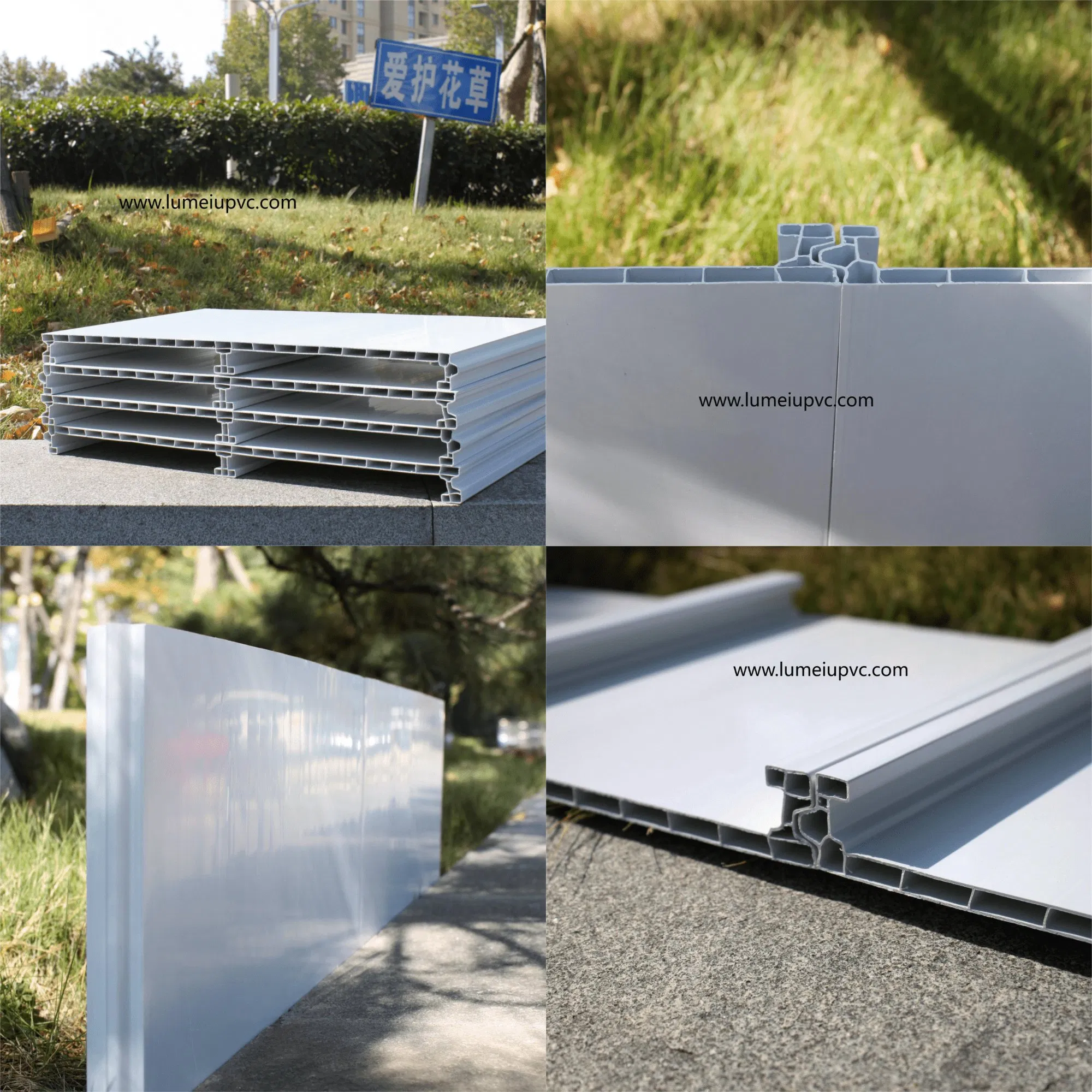 Eco PVC Hoarding Fencing, UPVC Profiles Factory, PVC Fence Vinyl Fencing Panel Eco PVC Hoarding Fencing, UPVC Profiles Factory, PVC Fence Vinyl Fencing Panel