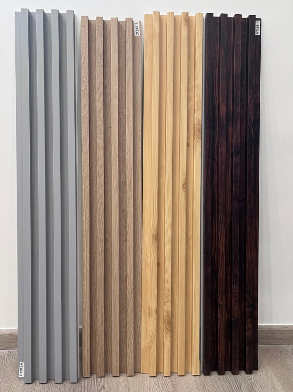 Fluted WPC Wall Panels for Interior Decoration PVC Sheets 3D Wood Cladding Fluted WPC Wall Panels for Interior Decoration PVC Sheets 3D Wood Cladding