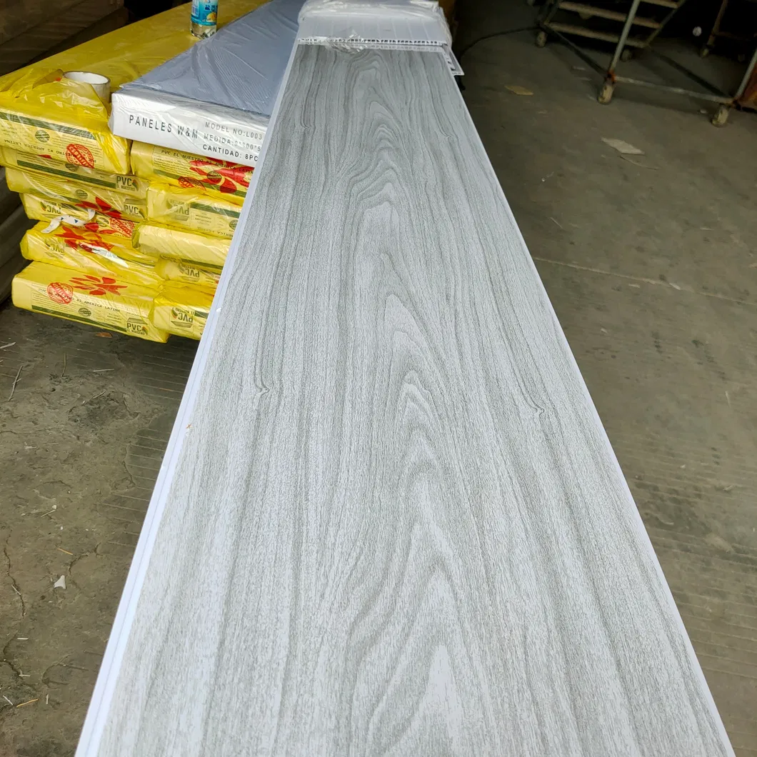 8/9mm Thickness * 30cm Width PVC Ceiling Panel with Wooden Grain for Interior House Decoration 8/9mm Thickness * 30cm Width PVC Ceiling Panel with Wooden Grain for Interior House Decoration
