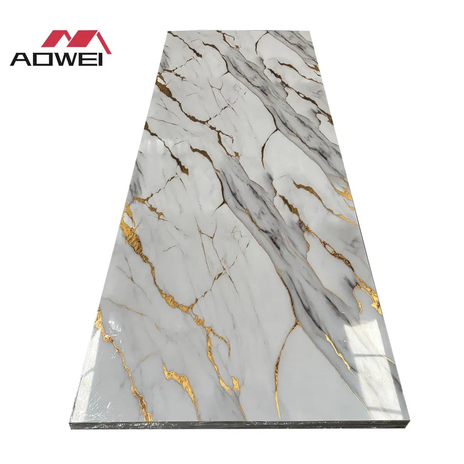 UV Coating 3D Flexible Marble Wall Panel High Gloss 1220*2900mm UV Coating 3D Flexible Marble Wall Panel High Gloss 1220*2900mm