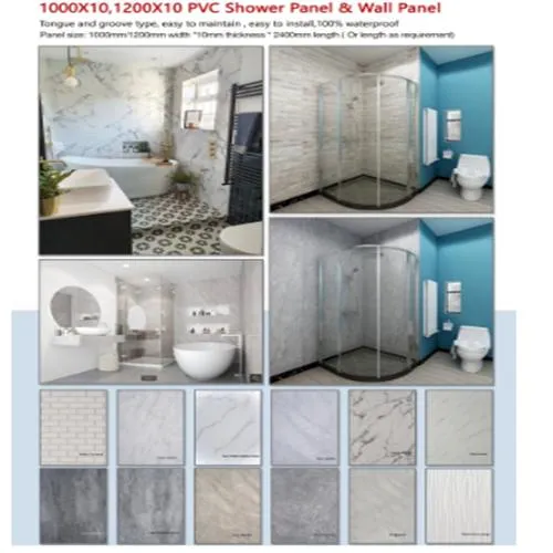 PVC Wall Panel for Bathroom Decoration, Crystal Waves Design, Shower Panel PVC Wall Panel for Bathroom Decoration, Crystal Waves Design, Shower Panel