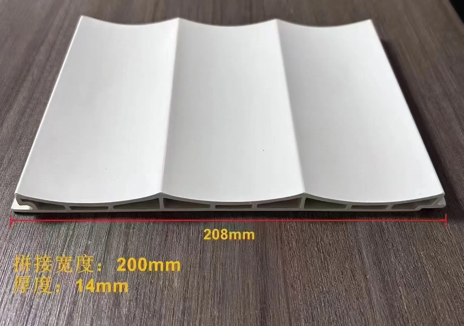 WPC Wall Panel with Customized Color, Home Wall Decoration, Hollow Great Wall Interior, PVC Composite Wood WPC Wall Panel with Customized Color, Home Wall Decoration, Hollow Great Wall Interior, PVC Composite Wood