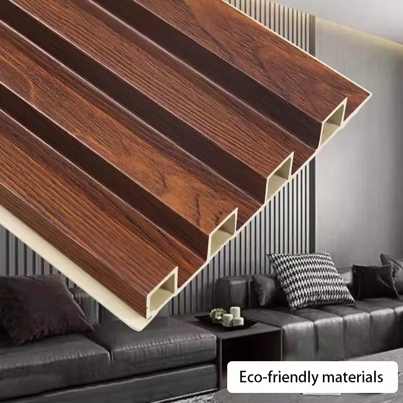 WPC Wall Panel with Customized Color, Home Wall Decoration, Hollow Great Wall Interior, PVC Composite Wood WPC Wall Panel with Customized Color, Home Wall Decoration, Hollow Great Wall Interior, PVC Composite Wood