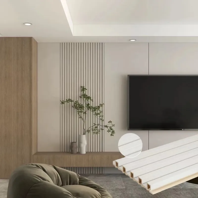 Fluted PVC/WPC Panel for Indoor Wall Decoration Fluted PVC/WPC Panel for Indoor Wall Decoration