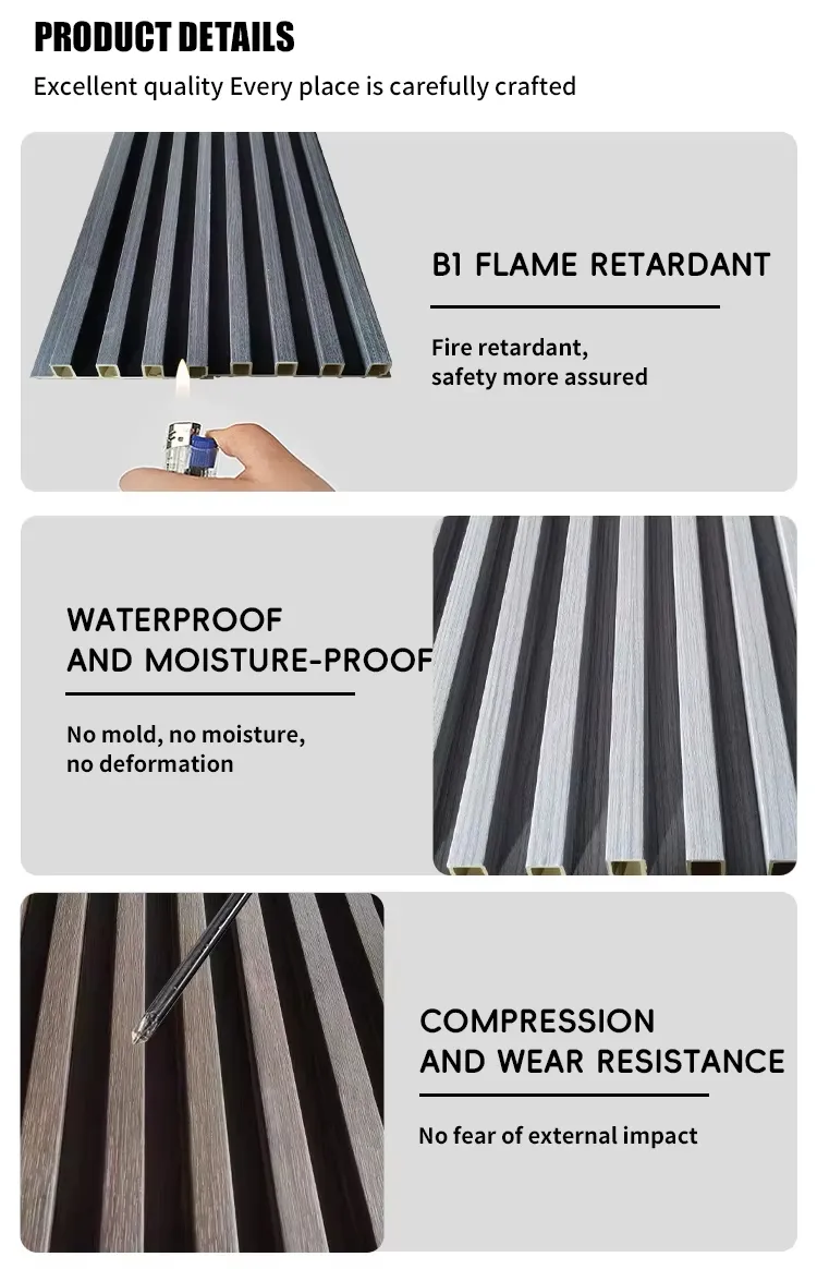 WPC Wall Panel with Customized Color, Home Wall Decoration, Hollow Great Wall Interior, PVC Composite Wood WPC Wall Panel with Customized Color, Home Wall Decoration, Hollow Great Wall Interior, PVC Composite Wood