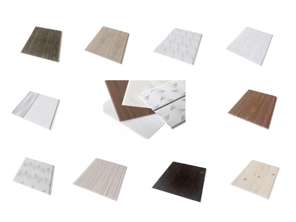 PVC False Strip Wood Paneling PVC Ceiling Panel Designs 8mm Waterproof PVC False Strip Wood Paneling PVC Ceiling Panel Designs 8mm Waterproof