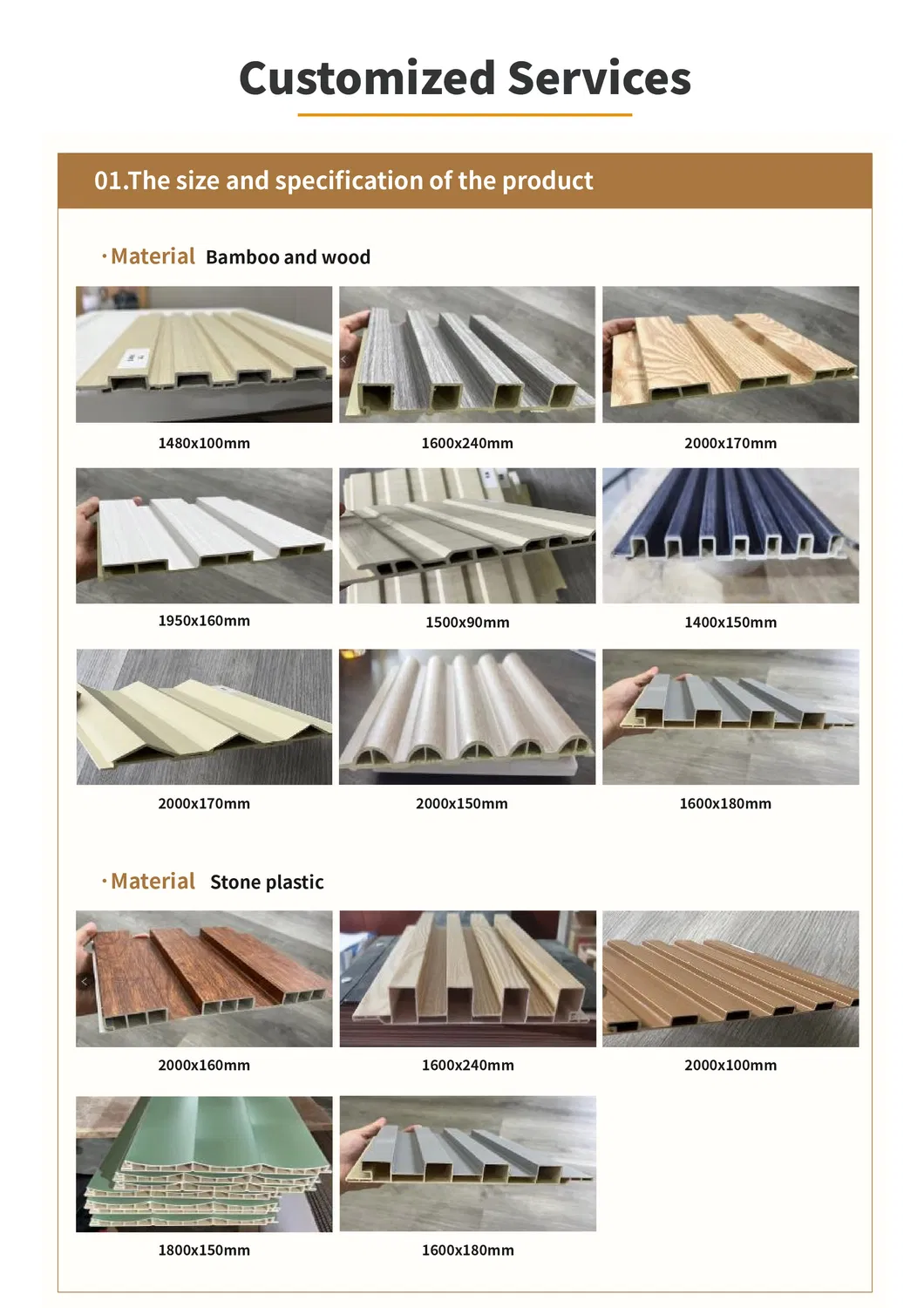 Waterproof Composite Wall Panel Easy Install PVC WPC Wall Decoration Waterproof Composite Wall Panel Easy Install PVC WPC Wall Decoration