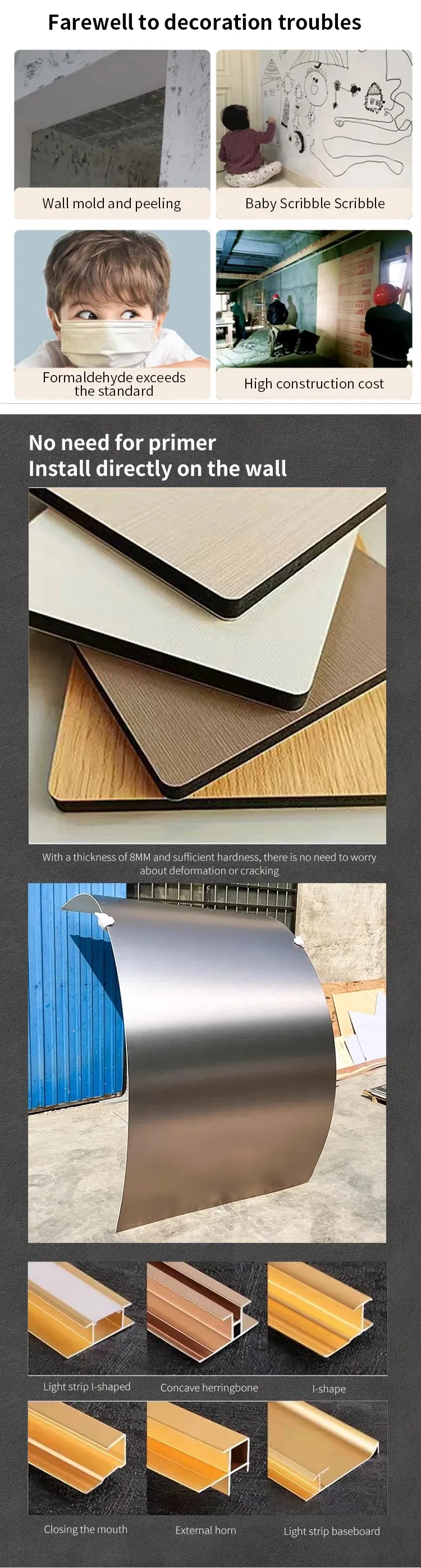 Elegant PVC Wall Panels for Contemporary Home Decor Elegant PVC Wall Panels for Contemporary Home Decor