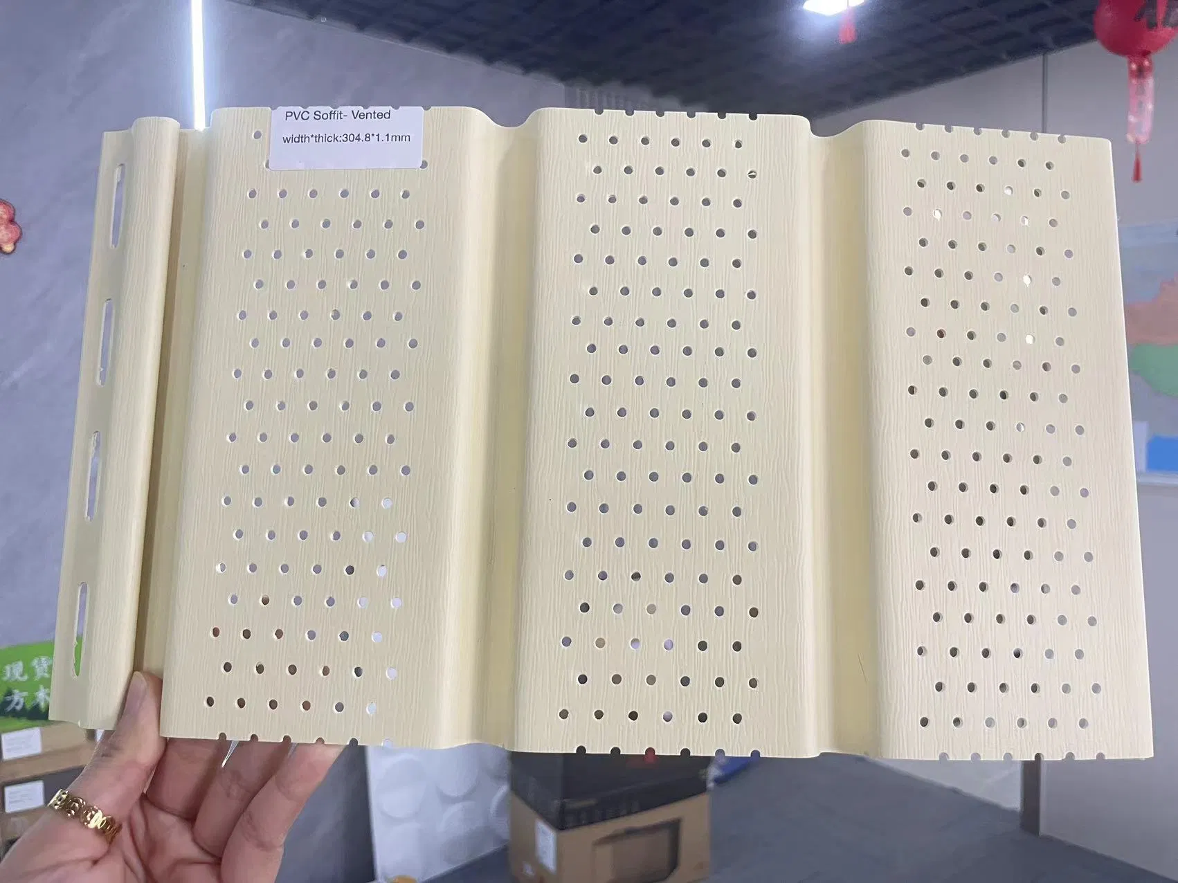 Solid PVC Soffit Panel for Fascia Eave and Outer Wall, Stretch Ceiling Solid PVC Soffit Panel for Fascia Eave and Outer Wall, Stretch Ceiling