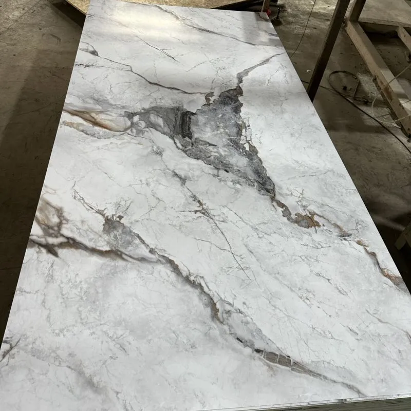 UV-Coated High Gloss PVC Marble Panels for Interior Wall Decoration UV-Coated High Gloss PVC Marble Panels for Interior Wall Decoration