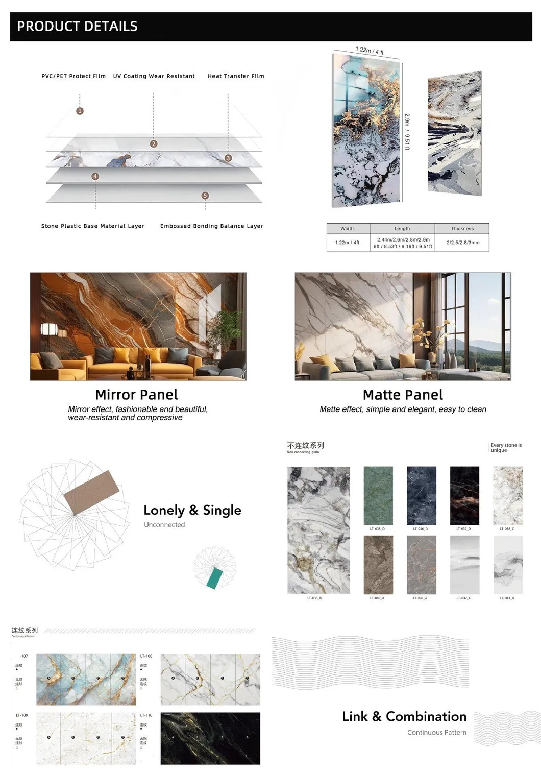 UV Coated PVC Marble Wall Panels for Flexible Home Decor UV Coated PVC Marble Wall Panels for Flexible Home Decor