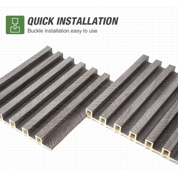 Moisture-Proof PVC Wall Panels WPC Board Sheet Custom Factory Interior WPC Wall Panel Modern Design WPC Fence Moisture-Proof PVC Wall Panels WPC Board Sheet Custom Factory Interior WPC Wall Panel Modern Design WPC Fence