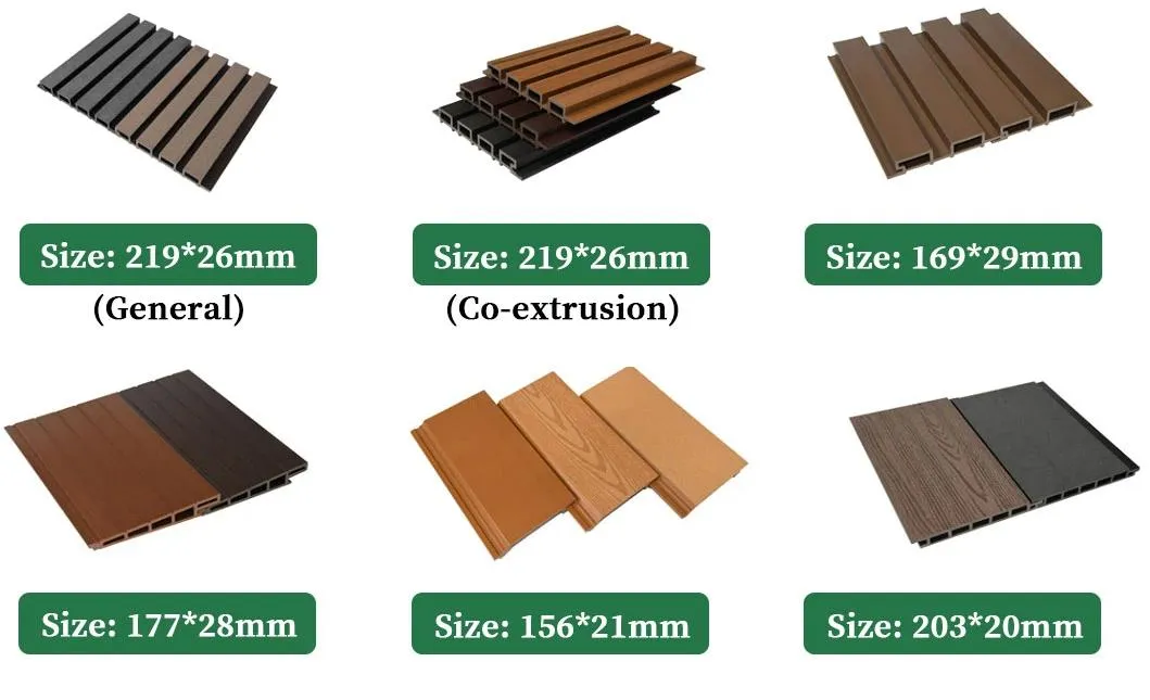 Exterior WPC PVC Wall Panels for Home Decoration Exterior WPC PVC Wall Panels for Home Decoration