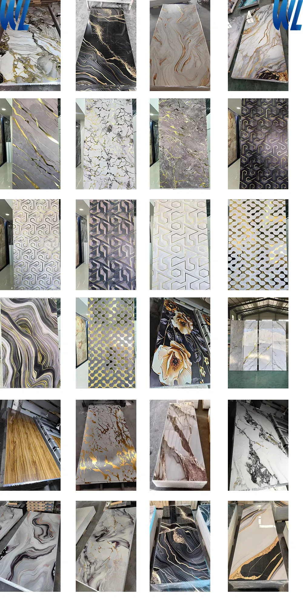 PVC Marble Panel, UV Marble Board, 1220*2900mm SPC Wall Panel, Shower Panel, Gilded Gold PVC Marble Panel, UV Marble Board, 1220*2900mm SPC Wall Panel, Shower Panel, Gilded Gold