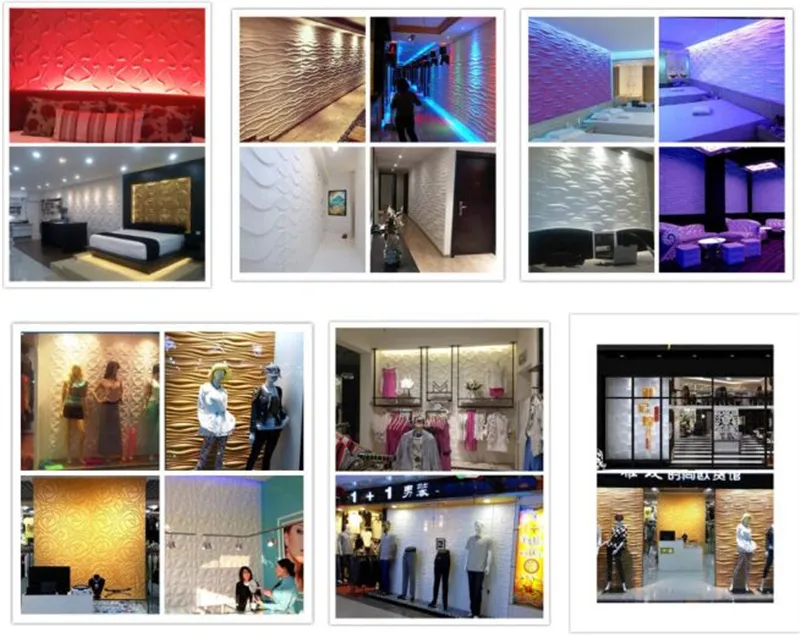 Sanitary Cladding 3D PVC Wall Panel/Ornamental 3D Wall Panel Sanitary Cladding 3D PVC Wall Panel/Ornamental 3D Wall Panel