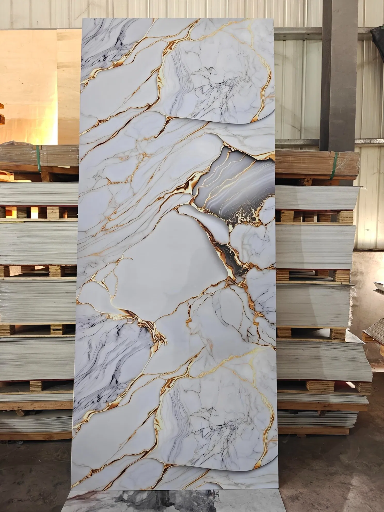 Interior PVC UV Boards 3D Wall Panel Marble TV Background Building Material Decoration Interior PVC UV Boards 3D Wall Panel Marble TV Background Building Material Decoration