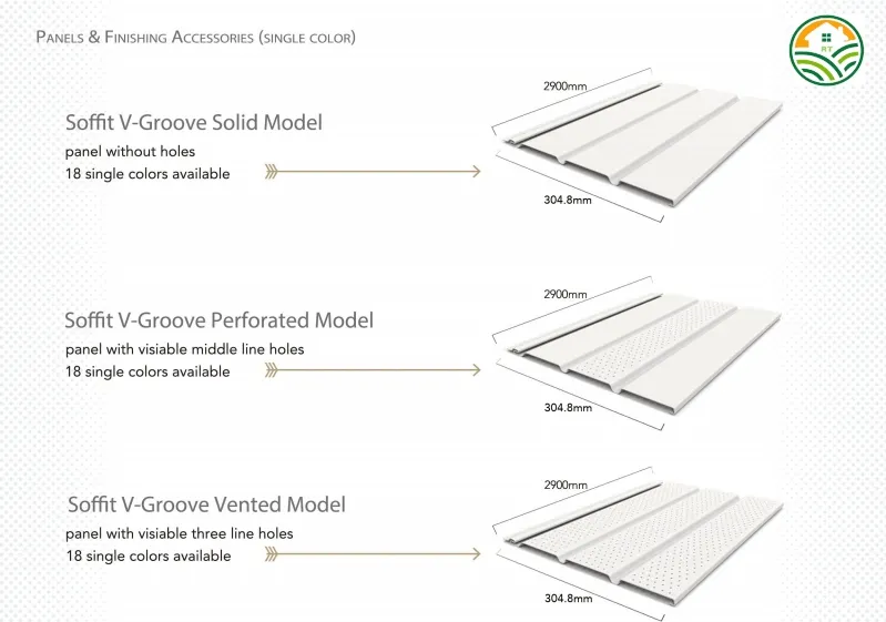 Solid PVC Soffit Panel for Fascia Eave and Outer Wall, Stretch Ceiling Solid PVC Soffit Panel for Fascia Eave and Outer Wall, Stretch Ceiling