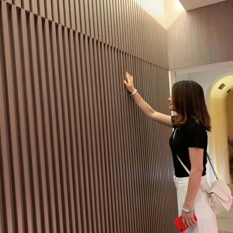 Fluted PVC/WPC Panel for Indoor Wall Decoration Fluted PVC/WPC Panel for Indoor Wall Decoration