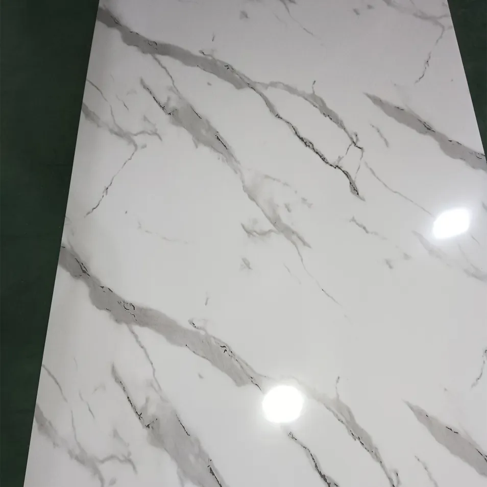 High Gloss UV Marble Sheet Marble Alternative Factory Price High Gloss UV Marble Sheet Marble Alternative Factory Price